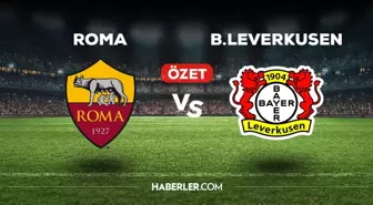 Roma Bayer Leverkusen maç özeti ve golleri izle! (VİDEO) Roma B.Leverkusen maçı özeti! Golleri kim attı, maç kaç kaç bitti?