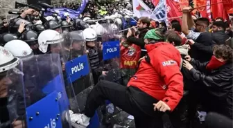 1 Mayıs'ta polis kalkanlarını tekmeleyen sosyal medya fenomenine gözaltı! Ardından hayır simidi dağıttılar