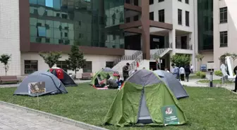 Bursa Teknik Üniversitesi Öğrencileri İsrail'in Filistin Saldırılarını Protesto Etti