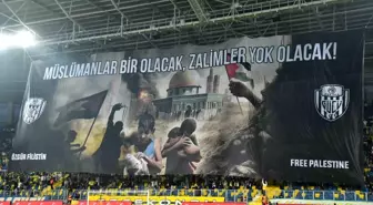 MKE Ankaragücü Taraftarı Filistin'e Destek Verdi