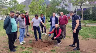 Soma'da hayatını kaybeden madencilerin anısına fidan dikildi