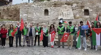 Afyonkarahisar'da İsrail'in Gazze'ye yönelik saldırıları protesto edildi
