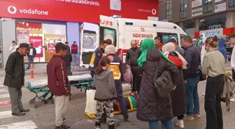 Çorum'da otomobilin çarpması sonucu anne ve oğlu yaralandı