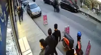 Çağlayan'da Tek Tekerlekli Motosiklet Kazası