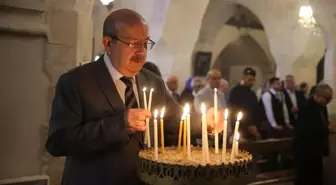 Mardin'de Süryaniler Paskalya Bayramı'nı Kırklar Kilisesi'nde kutladı