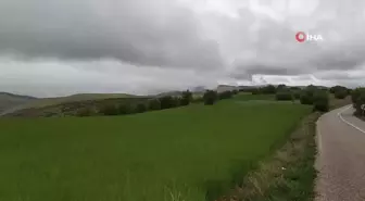 Sivas'ın yüksek kesimlerine Mayıs ayında kar yağdı