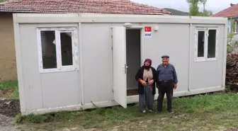 Tokat'ın Sulusaray ilçesindeki depremzedelere konteynerler tahsis edildi