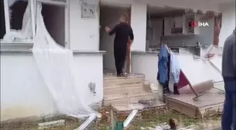 Tokat'ta mutfak tüpü bomba gibi patladı