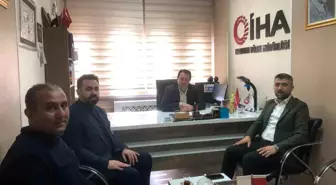 AK Parti Erzurum İl Başkanı İHA'yı ziyaret etti