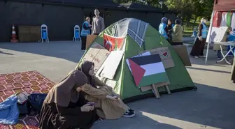 Sakarya Üniversitesi Öğrencileri Gazze'deki Saldırıları Protesto Ediyor