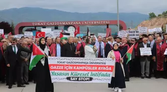 Tokat'ta İsrail'in Gazze'ye yönelik saldırıları protesto edildi