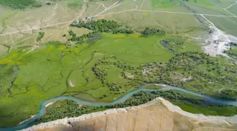 Tunceli'deki Munzur Vadisi Milli Parkı İlkbaharda Yeşile Büründü