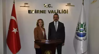 UNHCR Türkiye Temsilcisi Edirne Valisi'ni Ziyaret Etti