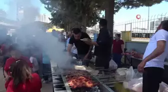 Adana'da okul bahçesinde kebap şenliği düzenlendi