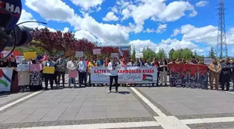 Bingöl Üniversitesi Öğrencileri İsrail'in Gazze'ye Saldırılarına Tepki Gösterdi