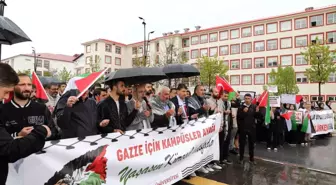 Bitlis Eren Üniversitesi Öğrencileri Filistin'e Destek İçin Oturma Eylemi Başlattı