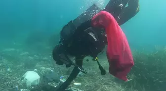 Bodrum'da Deniz Dibi ve Kıyı Temizliği Etkinliği Gerçekleştirildi