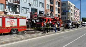 Çanakkale'de bir evde çıkan yangın söndürüldü