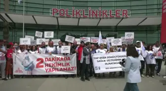 İstanbul Tabip Odası ve SES Göztepe Hastanesi'ndeki randevu sistemi protesto etti