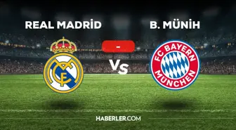 Real Madrid Bayern Münih maçı kaç kaç, bitti mi? MAÇ SKORU! Real Madrid Bayern Münih maçı kaç kaç, canlı maç skoru!