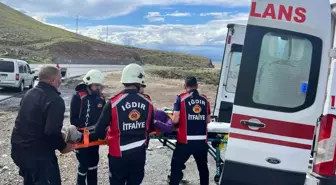 Iğdır-Doğubayazıt karayolunda kaza: 1 kişi yaralandı