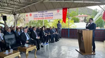 Sivas Akıncılar ilçesinde merkez cami ve külliyesinin temeli atıldı