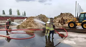 Ankara'da bir besi çiftliğinde yangın çıktı