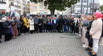 AK Parti Çanakkale İl Kadın Kolları, Gazze'deki Anneler İçin Basın Açıklaması Yaptı