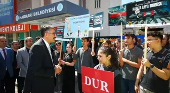 Hakkari'de Trafik Haftası Etkinliği Düzenlendi