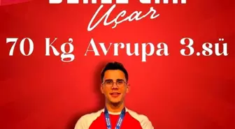 Kozan Gençlik Spor ve İzcilik Kulübü sporcusu Deniz Can Uçar Avrupa Bilek Güreşi Şampiyonası'nda bronz madalya kazandı