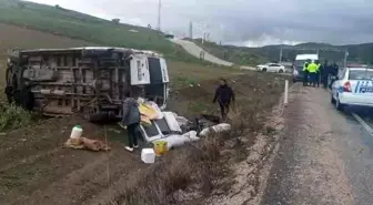 Ankara'da Minibüs Kazası: 9 Kişi Yaralandı