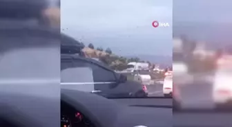 Ankara'da tır devrildi: Anadolu Otoyolu'nun bir bölümü kapandı