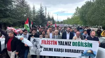 ESOGÜ Öğrencileri İsrail'i Protesto Ederek Filistin'e Destek Verdi