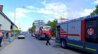 İzmir'de tekstil fabrikasında yangın çıktı