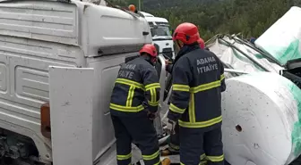 Adana'da zincirleme trafik kazasında yaralananların görüntüleri ortaya çıktı