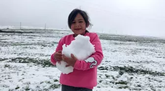 Erzurum'un Aşkale ilçesinde bahar mevsiminde kış yeniden yaşanıyor