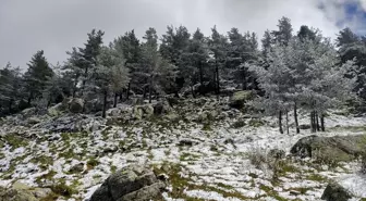 Bolu'nun yüksek kesimlerinde kar yağışı etkisini gösterdi