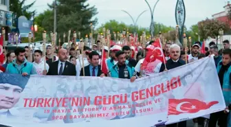 Bolu'da 19 Mayıs etkinlikleri kapsamında fener alayı düzenlendi