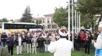 Kırklareli'nden Hacca Gidecek Kafile Dualarla Uğurlandı