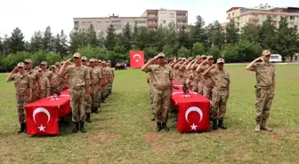 Siirt İl Jandarma Komutanlığı'nda Özel Bireylerin Askerlik Yemin Töreni