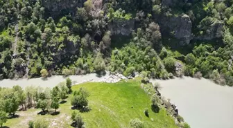 Şırnak'ın Uludere ilçesindeki doğal güzellikler dron ile görüntülendi