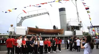 TCG Nusret Müze Gemisi Mersin'de Ziyarete Açıldı