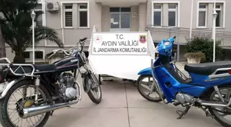 Aydın'da aranan şahsa yönelik operasyonda 2 motosiklet ele geçirildi