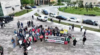 Tunceli'de Munzur Üniversitesi öğrencileri Filistin'e destek için yürüdü