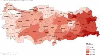 Gümüşhane, Doğu Karadeniz Bölgesi'nde Genç Nüfus Oranında Türkiye Ortalamasının Üzerinde