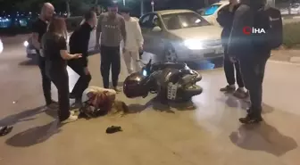 Kütahya'da otomobil ile motosiklet çarpıştı: 1 yaralı