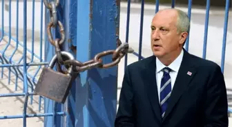 Muharrem İnce, genel merkez binasının kapısına kilit vurdu