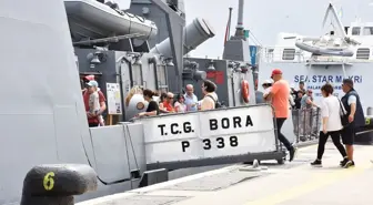 TCG Bora Bodrum'da Vatandaşların Ziyaretine Açıldı