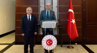 TBMM Başkanı Numan Kurtulmuş Kazakistan'da Türkiye'nin Astana Büyükelçiliğini ziyaret etti