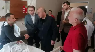 Tokat Valisi Yaralıları Ziyaret Etti